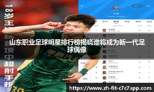 山东职业足球明星排行榜揭晓谁将成为新一代足球偶像