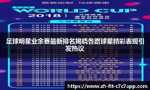足球明星业余赛最新排名揭晓各路球星精彩表现引发热议